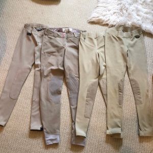 Equestrian tan show breeches